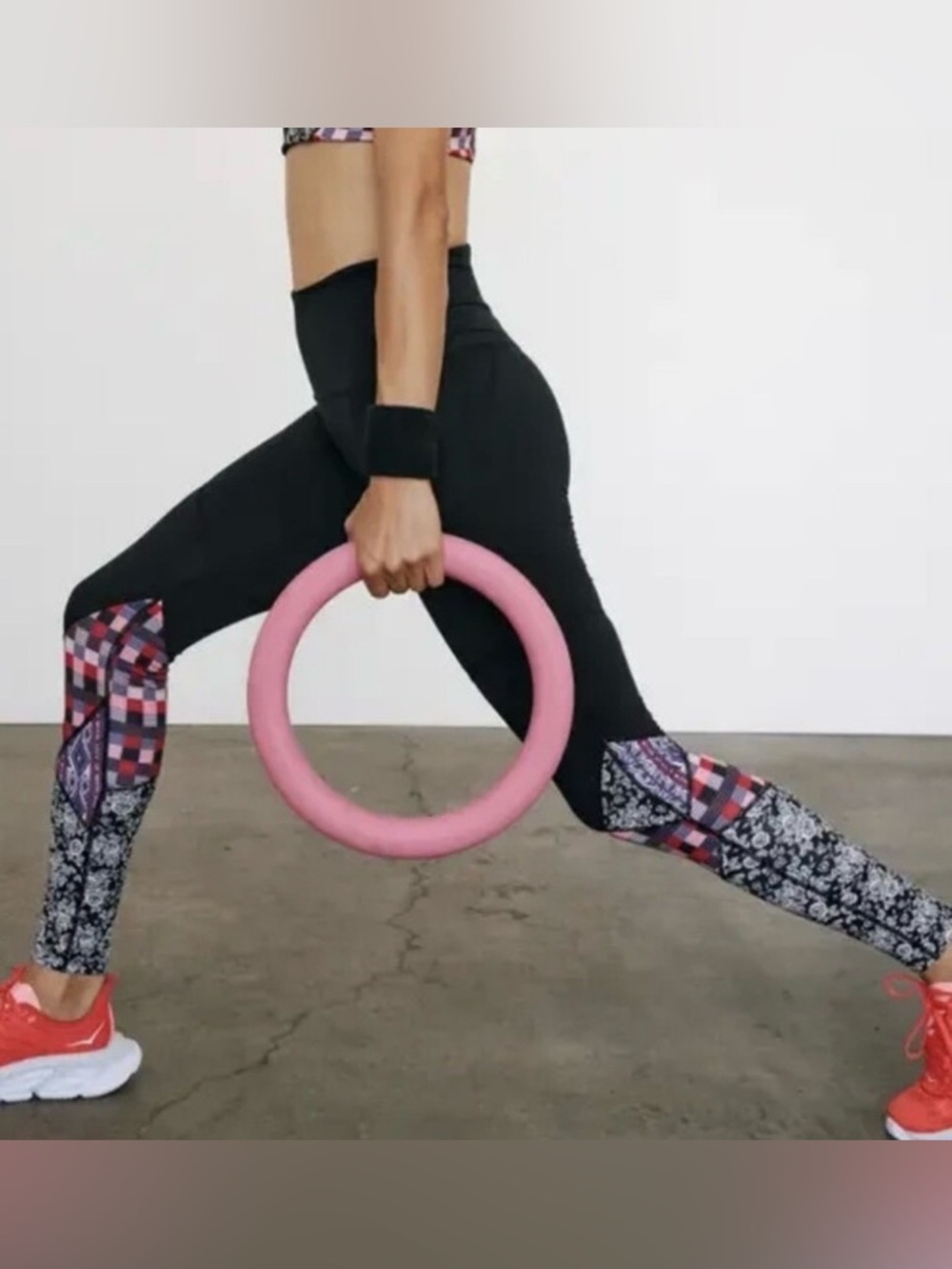 Free People•Movement Dare Devil High Rise Full Length Leggings Patchwork Print